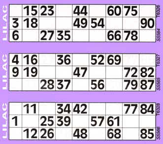BINGO TICKETS